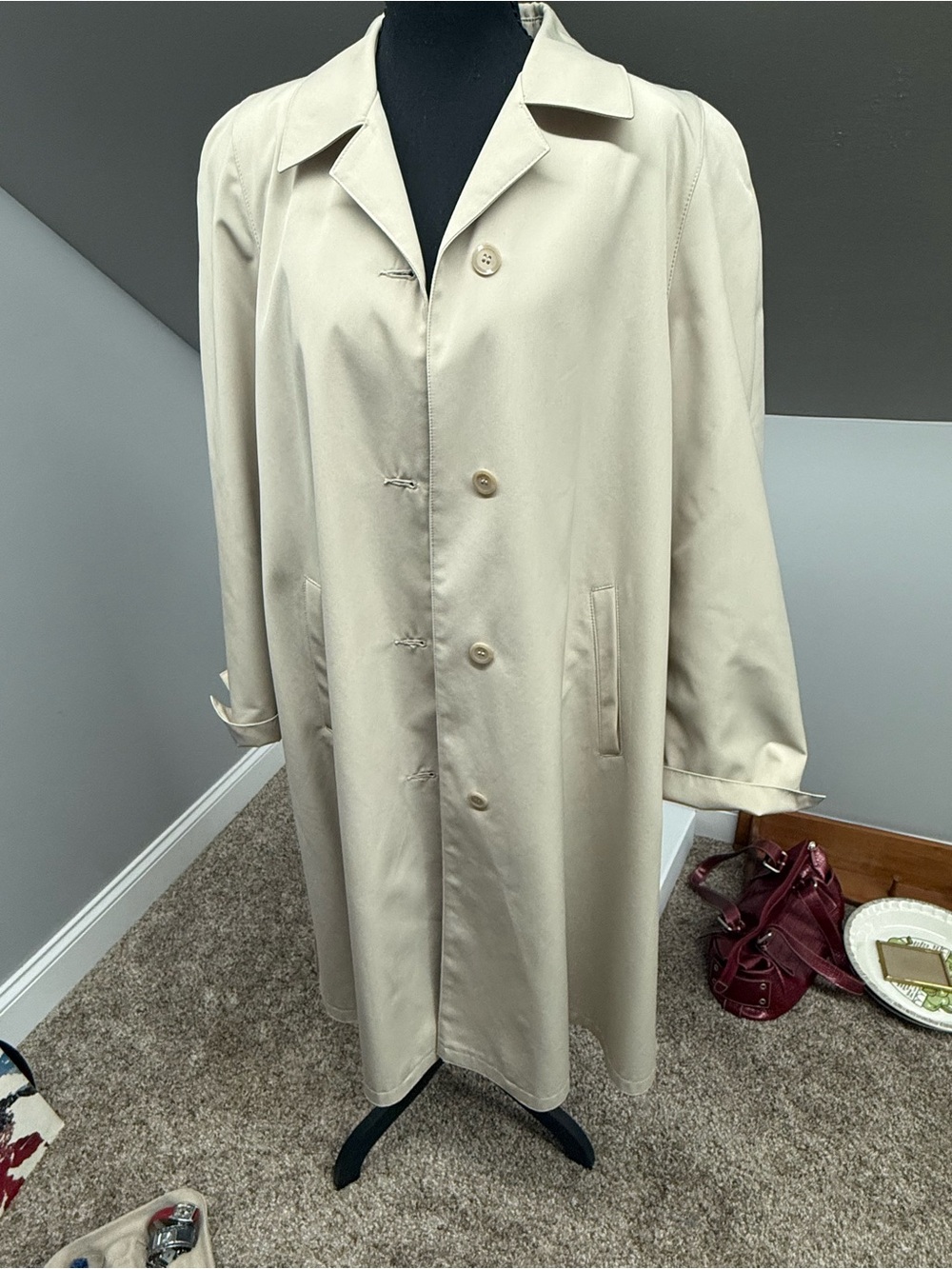 Fleet Street Women's Cream Trench Coat